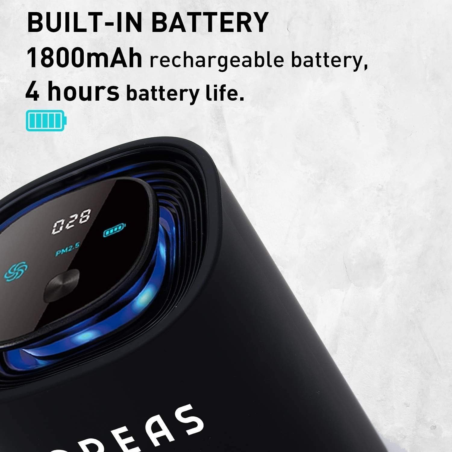 Black Friday - 80% OFF BUIO Boreas Portable Air Purifier - The Next Generation Air Purifier With UVC LED, Air Quality Monitor, Rechargeable Battery, and 15 Million Negative Ions That Purifies 99.9% of Air Particles (Black) Get Special Price BUIO Boreas Portable Air Purifier - The Next Generation Air Purifier With UVC LED, Air Quality Monitor, Rechargeable Battery, and 15 Million Negative Ions That Purifies 99.9% of Air Particles (Black)