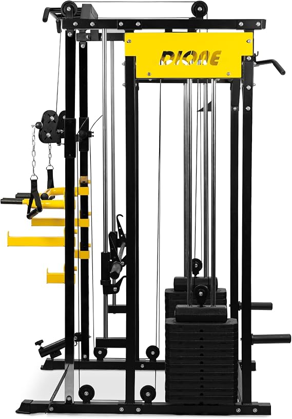 Dione S4 - Smith Machine - Cable Cross - Homegym - Squatrack - 110 kg Training Weight