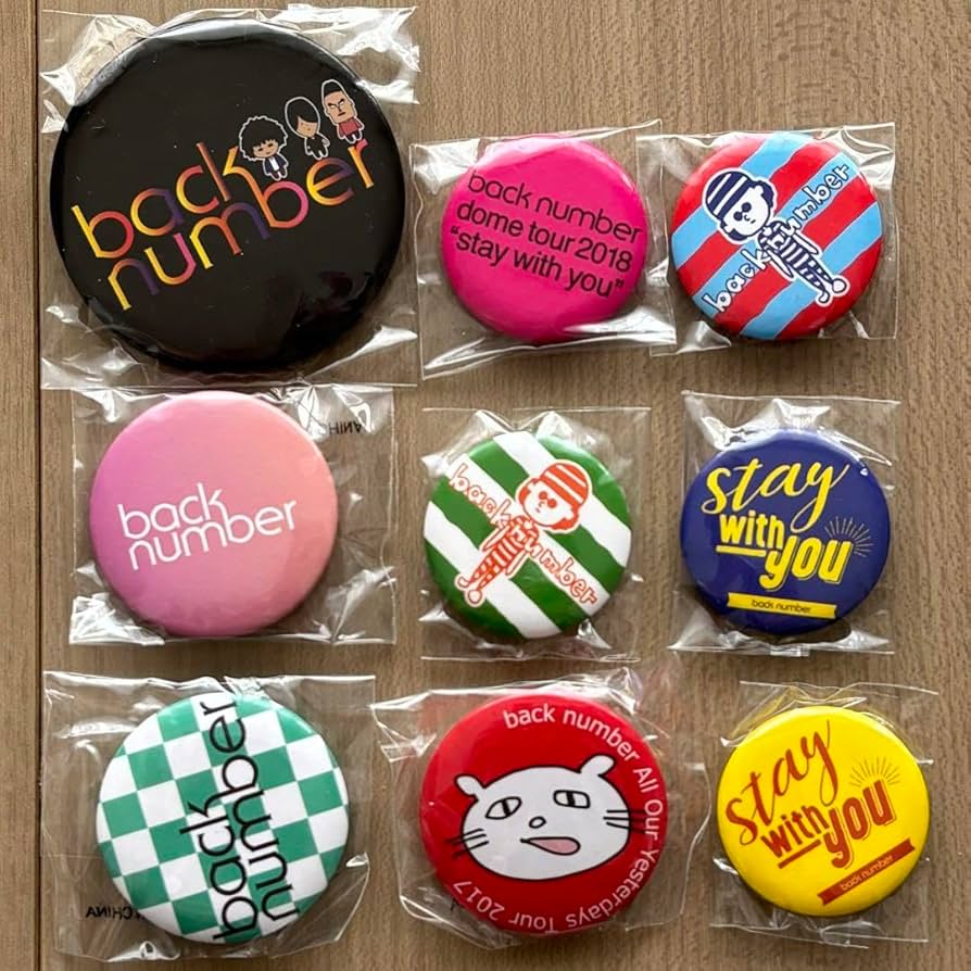 back number ドームツアー2018 ガチャ　缶バッジ back number ドームツアー2018 ガチャ 缶バッジ back number