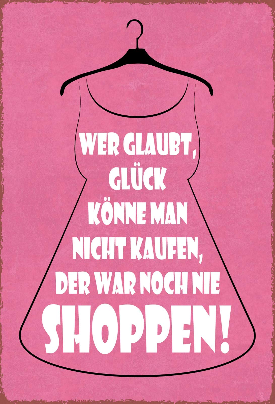 Schatzmix Tin-Plate Sign, Sheet metal, Multicoloured, 20x30 cm