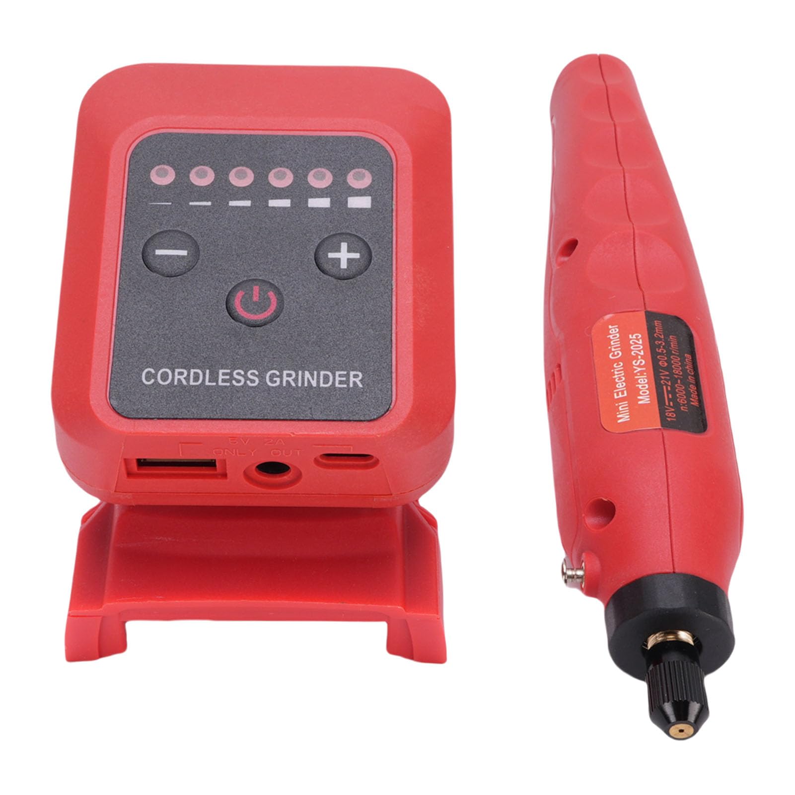 Jiawu Piccola Smerigliatrice a Batteria 20V Stampo Alimentato a Batteria Ricaricabile per Incisioni Precise Taglio Rettifica Lavoro Manuale Domestico 460g