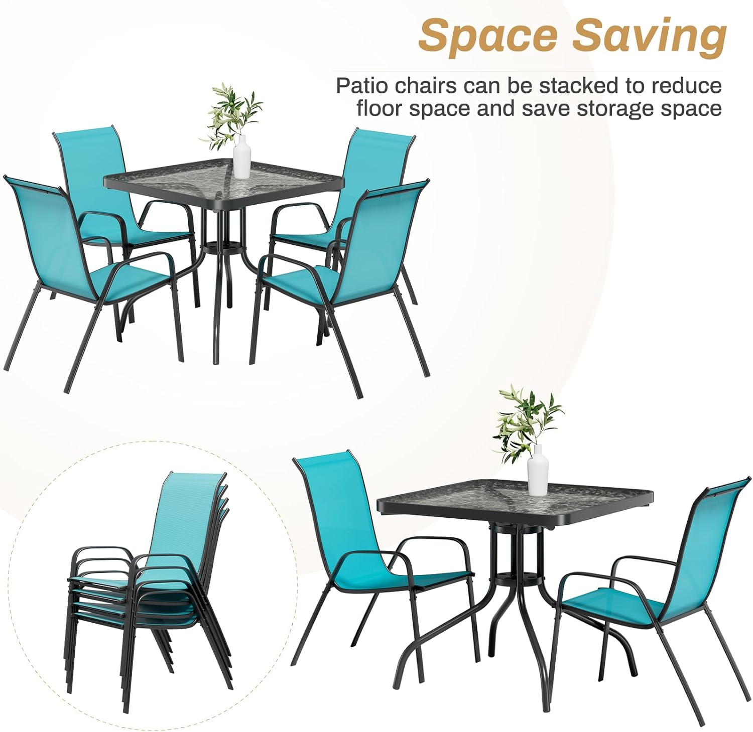 Revamp Your Outdoor Space: Arlopu 5-Piece Patio Dining Set Review