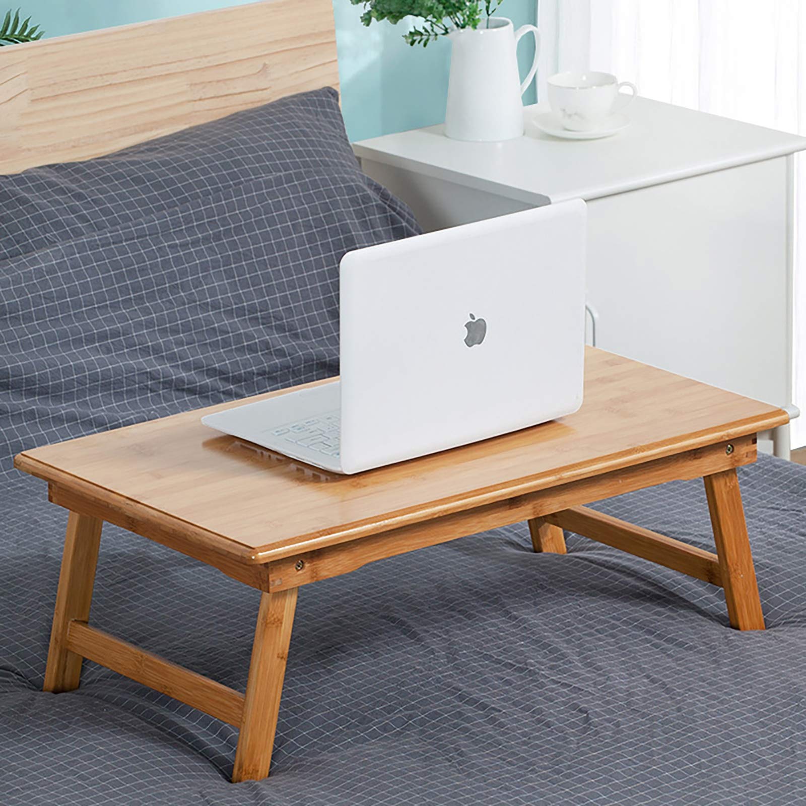 Bureau Portable Pour Ordinateur Avec Coussin – Idéal Lit, Canapé Ou Voiture – Jusqu'à 13 Pouces