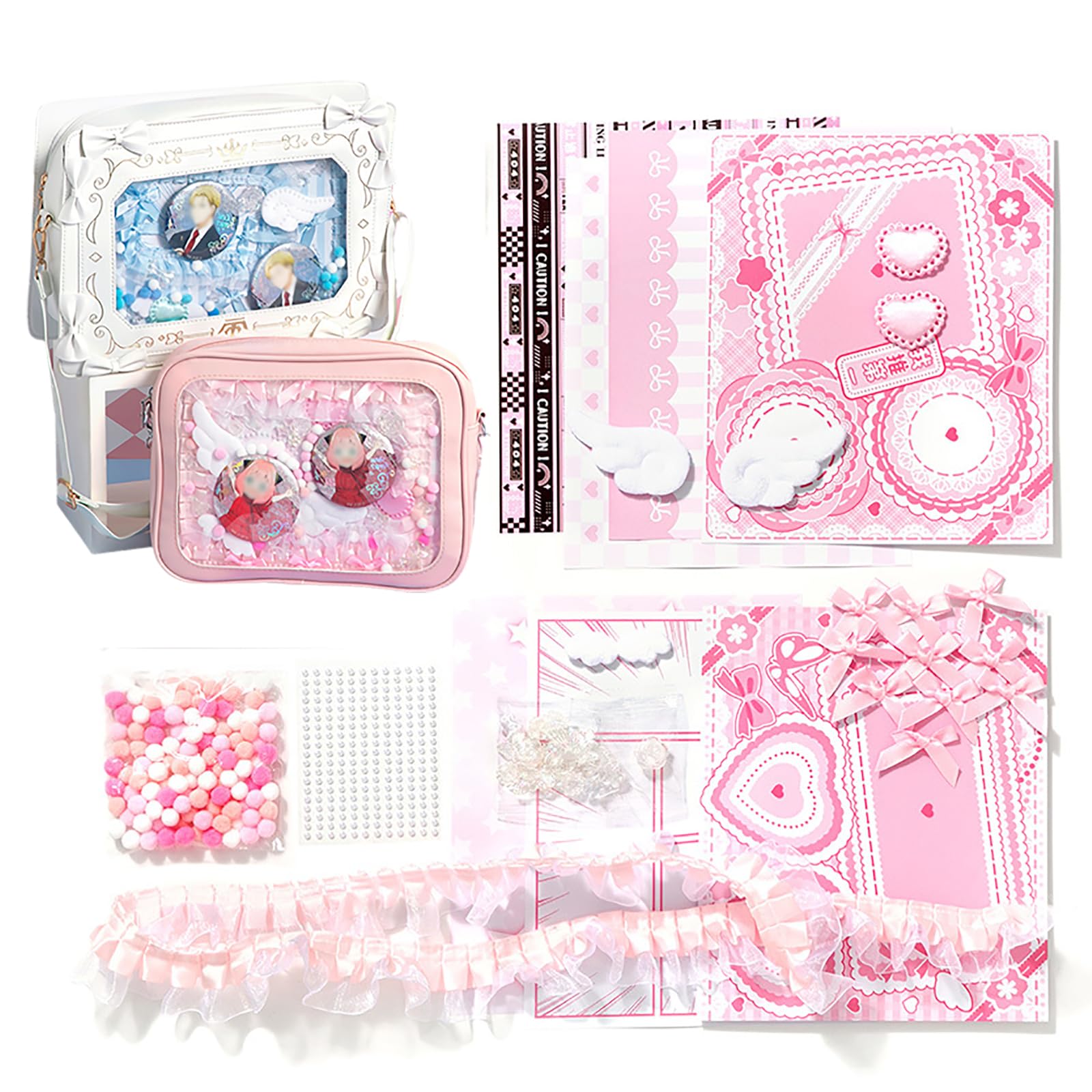 Amazon.com: Kawaii Y2K Ita Purse with Cute Display Panels