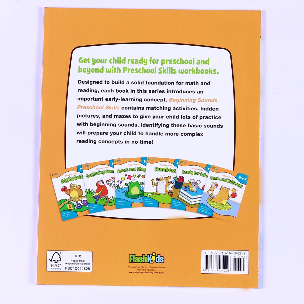 Preschool Skills: Beginning Sounds (Flash Kids Preschool Skills)