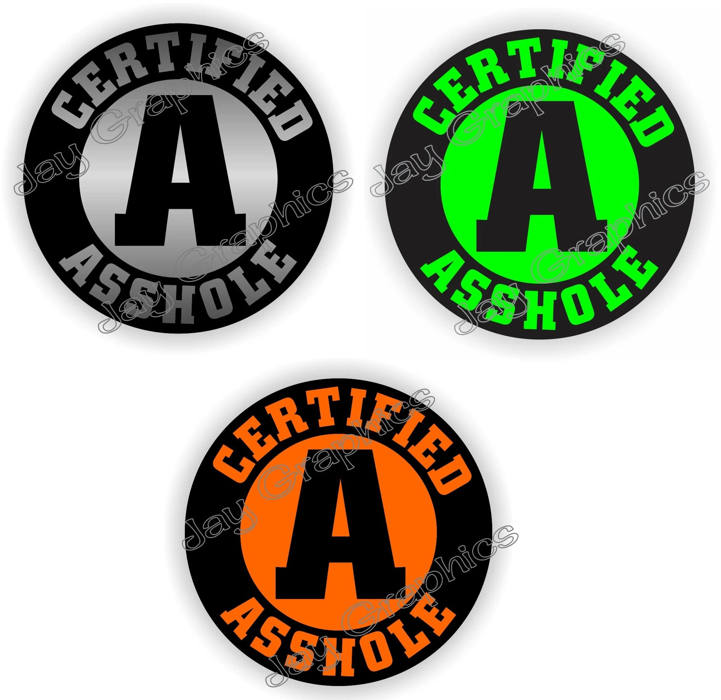 NTICKER 3pcs Funny Hard Hat Sticker, 2inch Vinyl Decal, Weatherproof, for Construction Helmet, Set of 3, Metal Plastic Fabric, Modern, Round, Waterproof