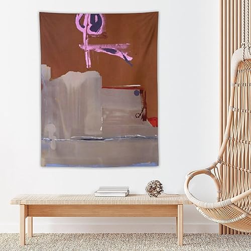 Miniatura 5 de YWVWY Helen Frankenthaler Abstract Painting (20) Tapestries Wall Art Painting Gift Living Room Prints Bedroom Decor Tapestry Artworks 30"x40"