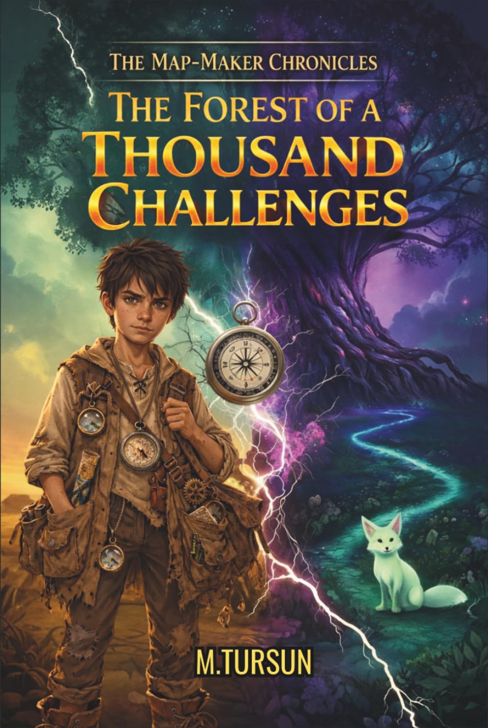 The Forest of a Thousand Challenges: An Adventure Book for Boys About Courage, Self-Discovery, and Resilience (The Map-Maker Chronicles)