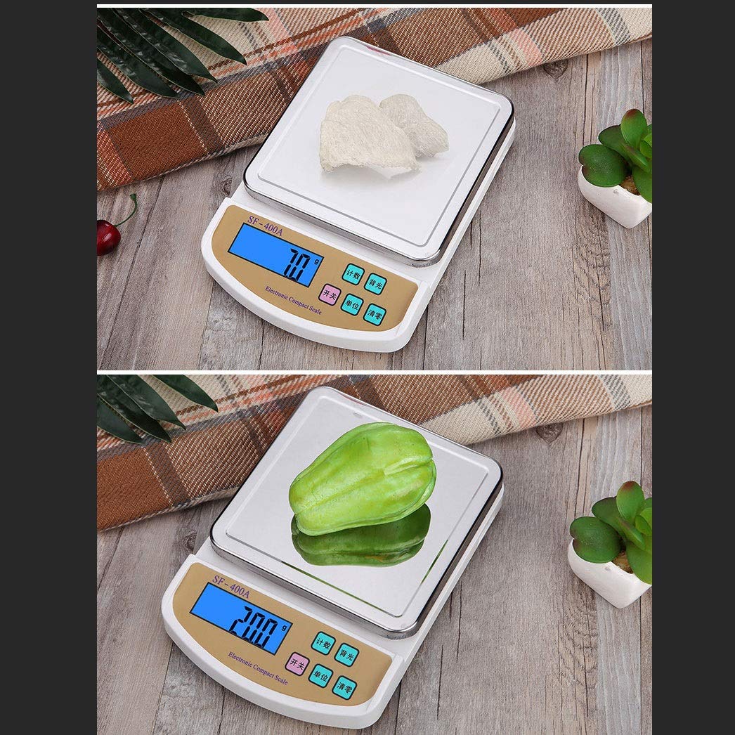 Elektroniczna waga kuchenna 10 kg/1g, cyfrowa waga do żywności, wielofunkcyjna waga do gotowania w domu, do pieczenia owoców