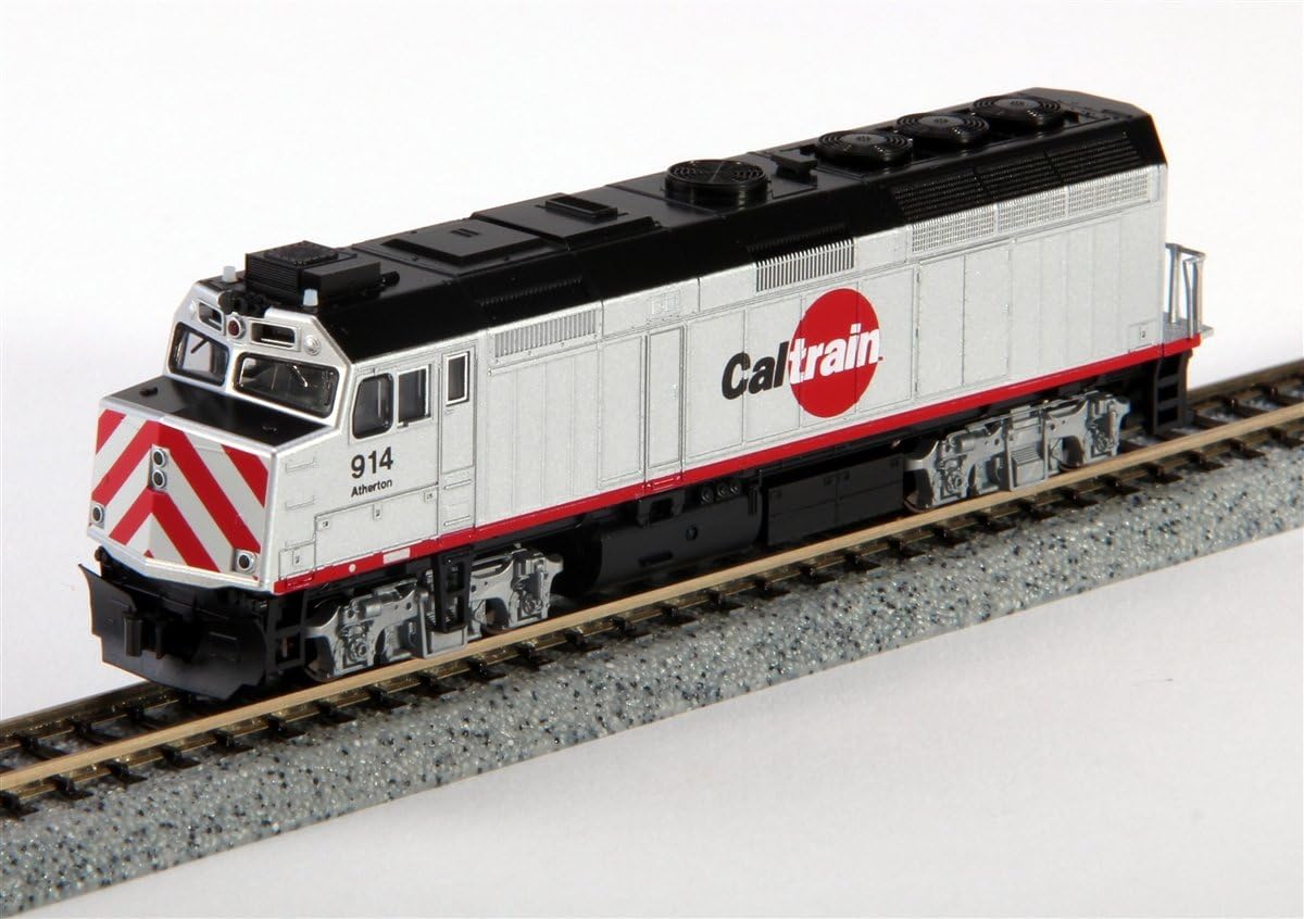 Kato USA Model Train Products EMD F40PH #914 Caltrain N Scale Train