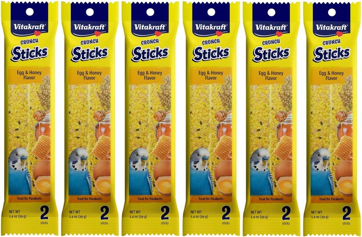 Vitakraft Crunch Sticks Egg & Honey Flavor