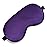 Sleep Mask, Silk Eye Mask for Sleeping with Adjustable Strap, Blindfold Eyeshade for Men & Women, Comfortable & Soft Eye Cover Eyeshade for Night Sleep (Dark Purple)