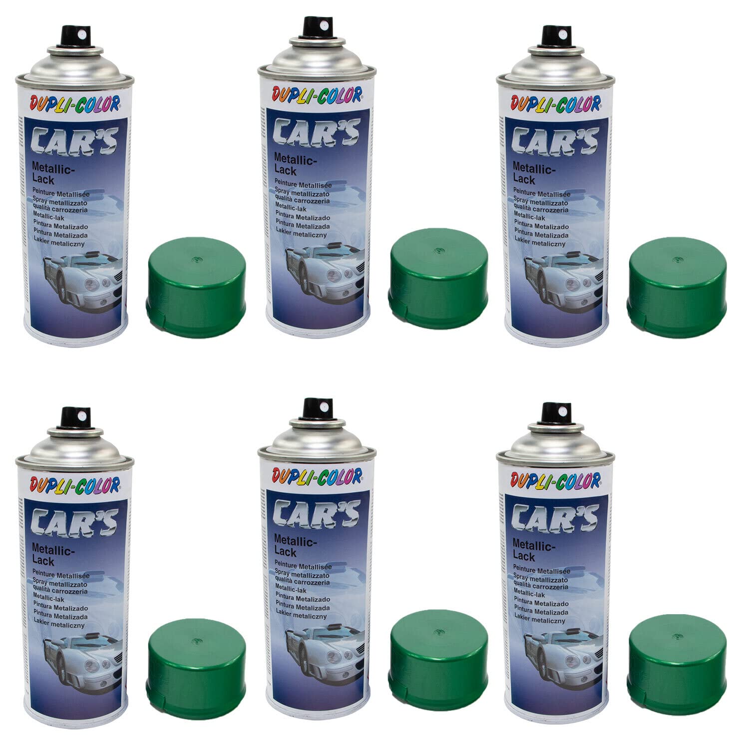 Lackspray Spraydose Sprühlack Cars Dupli Color 706851 grün lindgrün metallic 6 X 400 ml