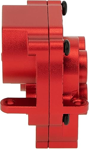 Miniatura 3 de MEUS RACING Caja de transmisión de aluminio CNC caja de cambios accesorios para traxxas 118 TRX4M TRX-4M RC Crawler rojo