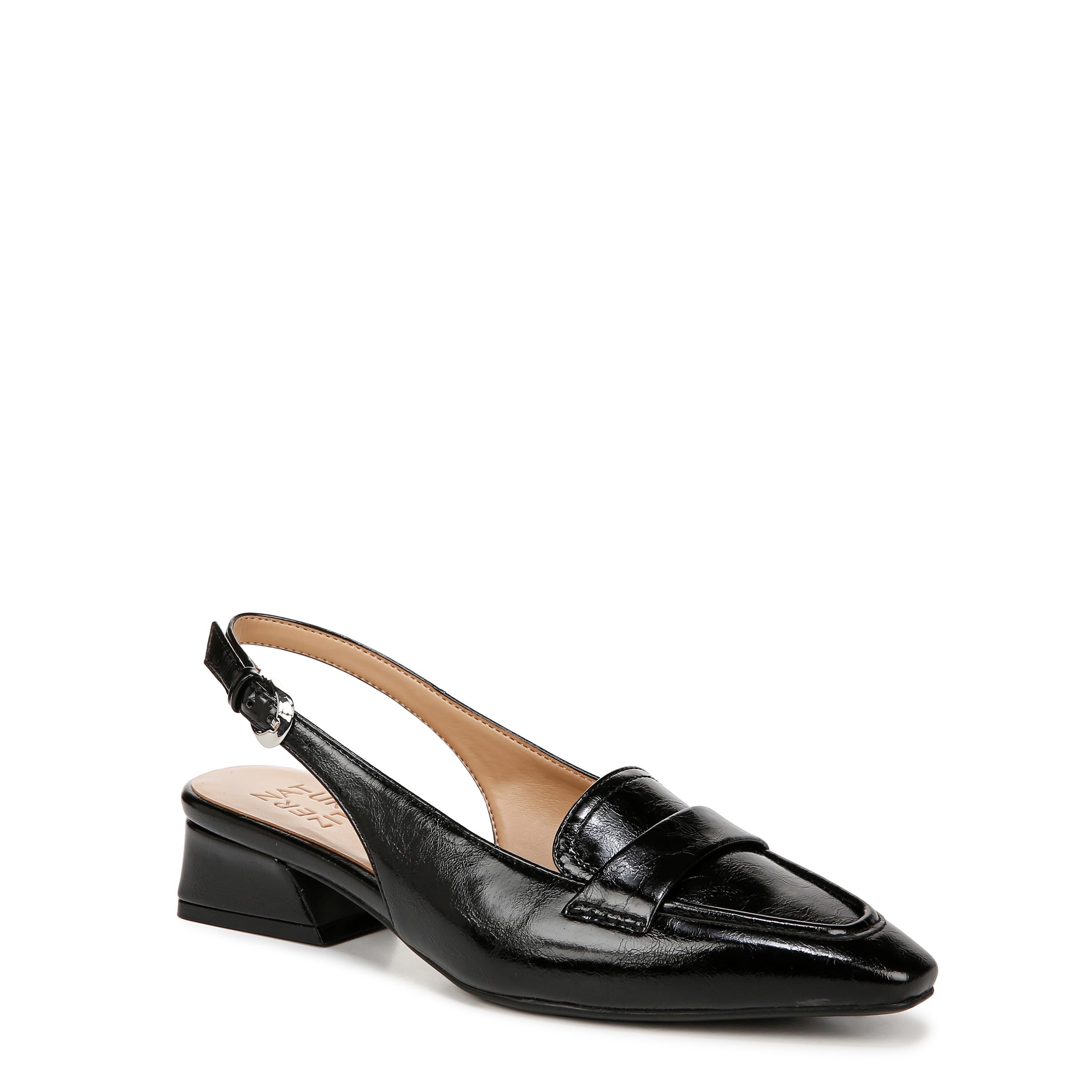 NaturalizerWomens Garner Pointed Toe Low Heel Slingback Dress Shoe