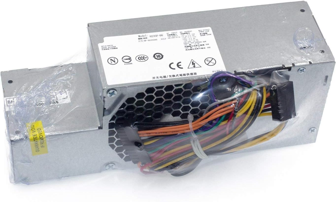 MiliPow H235P-00 - Fuente de alimentación compatible con Dell OptiPlex 760 780 960 580 sistema de factor de forma pequeño, L235P-01 H235E-00, R224M FR610 RM112 67T67 WU136 PW116