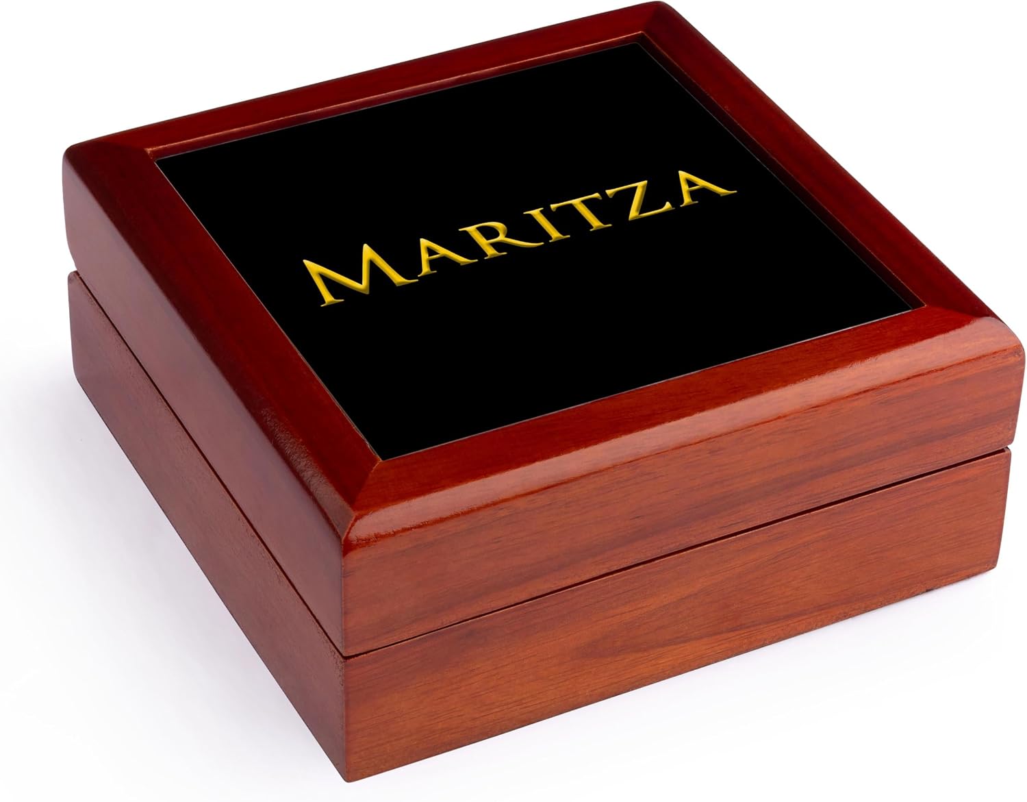 3dRose Maritza popular baby girl Jewelry Box 7 x 7 inch with 4 inch tile