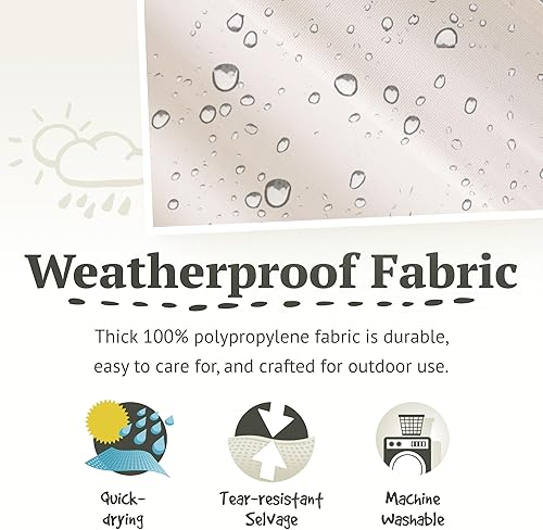 Vista 102 de La Siesta Brisa - Hamaca resistente a la intemperie, Vainilla