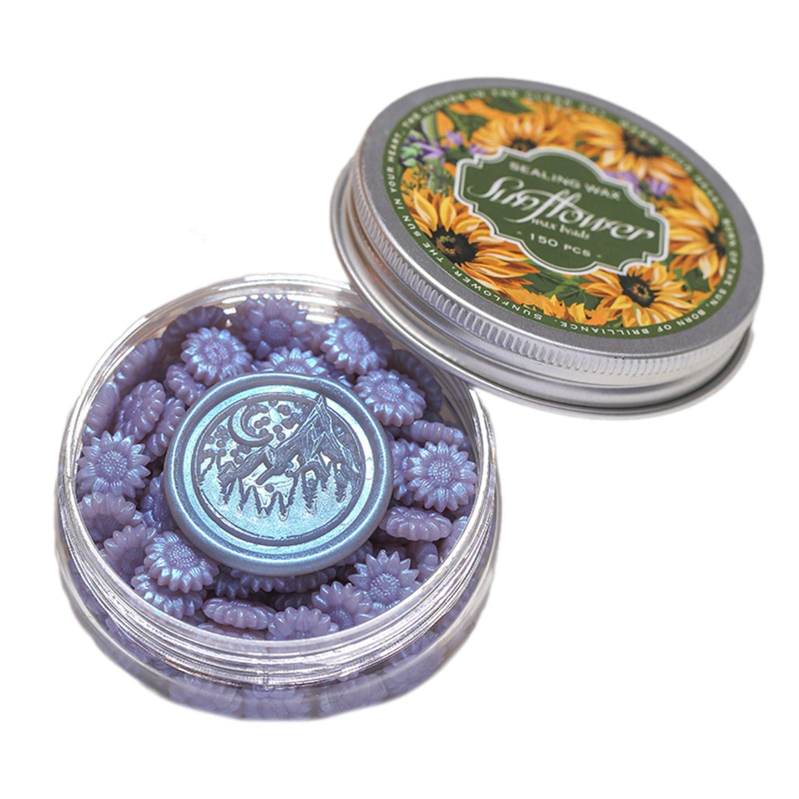 Tsophreniq 150PCS Flower Seal Beads for Invitation Envelope Decorations Invitation Embellishment