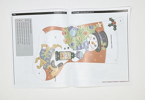 Miniatura 7 de Kit clásico de calcetines navideños de fieltro de 18 pulgadas, bricolaje, lentejuelas, cuentas, adornos. Todos los componentes incluidos para hacer