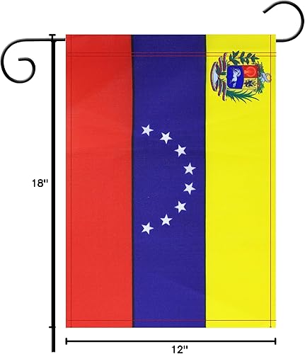 Miniatura 2 de Bandera de jardín Venezuela Venezuelanos, bandera de decoración de jardín, banderas interiores y exteriores, banderas de desfile de celebración,