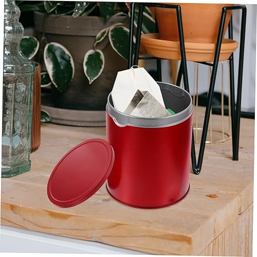 Miniatura 6 de Bote de almacenamiento de café de hojalata para té y café, bote de harina de metal, recipiente de hoja de té, recipiente de té de hojalata, tarros