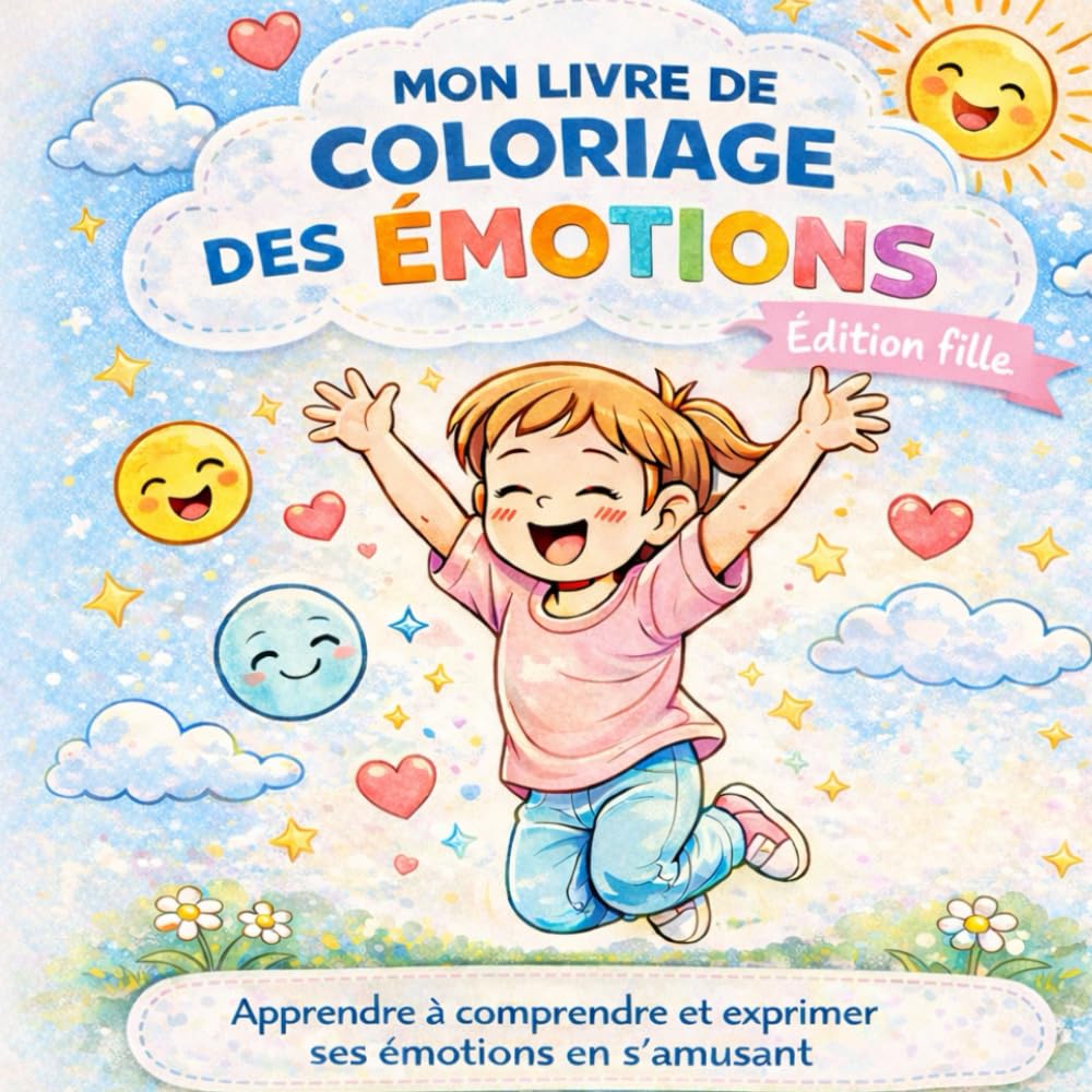 Mon livre de coloriage des émotions: Apprendre à reconnaître et exprimer ses émotions en s'amusant - Livre de coloriage pour enfants dès 5 ans