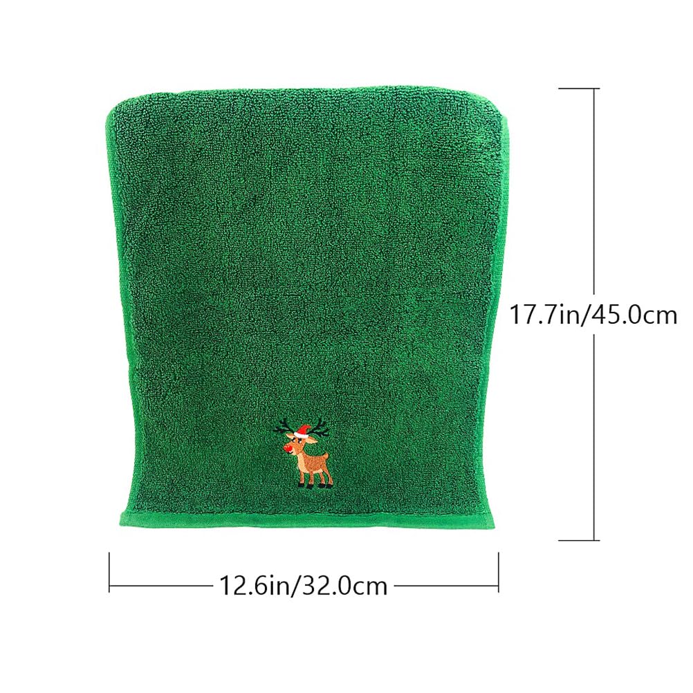 Operitacx Weihnachtshandtücher, 17, 7 X 12, 6 Zoll Große, Bestickte Baumwolltücher, Weihnachtliches Deko-Handtuch für Die Reinigung von Küche Und Bad zu Hause (3 STK B, 45.00X32.00X0.30CM)