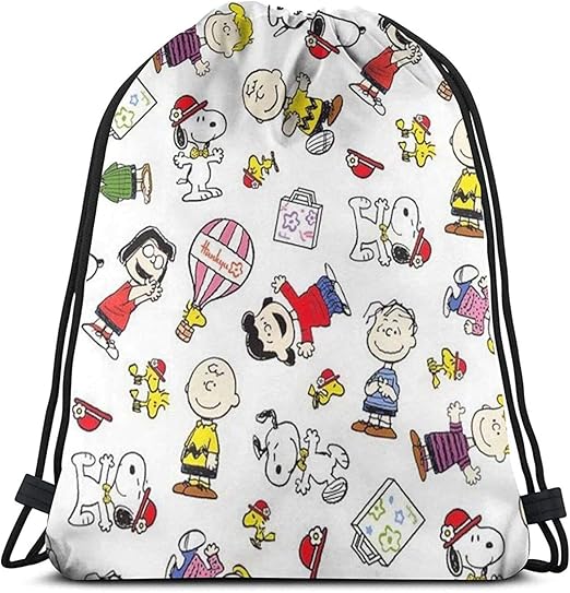Amazon Co Jp スヌーピー ナップサック ジムサック プールバック 巾着バック スポーツバック 体操服入れ 大容量 軽量 部活 ジム バスケ 遠足 水泳 男の子 女の子 アニメ キャラクター M コード 42x50cm シューズ バッグ