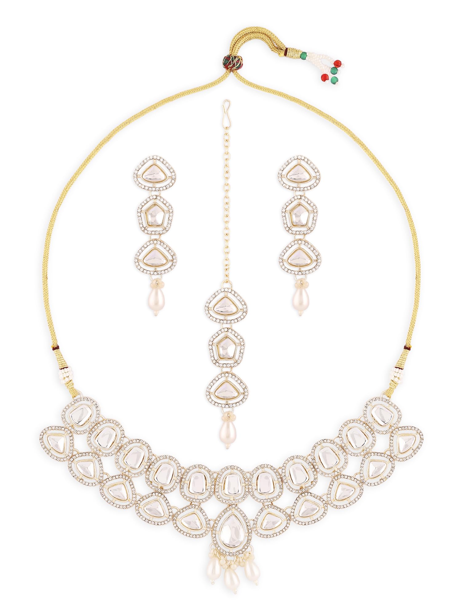 See full amazon price history chart for ZAVERI PEARLS Gold Tone Austrian Diamonds Artificial Stones & Beads Necklace Earring & Maangtikka Set For Women-ZPFK16928 ZAVERI PEARLS Gold Tone Austrian Diamonds Artificial Stones & Beads Necklace Earring & Maangtikka Set For Women-ZPFK16928 (B0CN1C1WWW) Amazon Price History, Amazon Price Tracker
