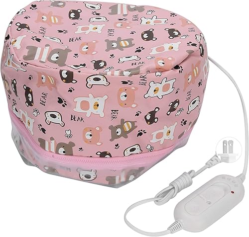 Gorro térmico eléctrico para el cabello, vaporizador para el cabello, acondicionador profundo, tratamiento natural del cuero cabelludo, spa, cuidado