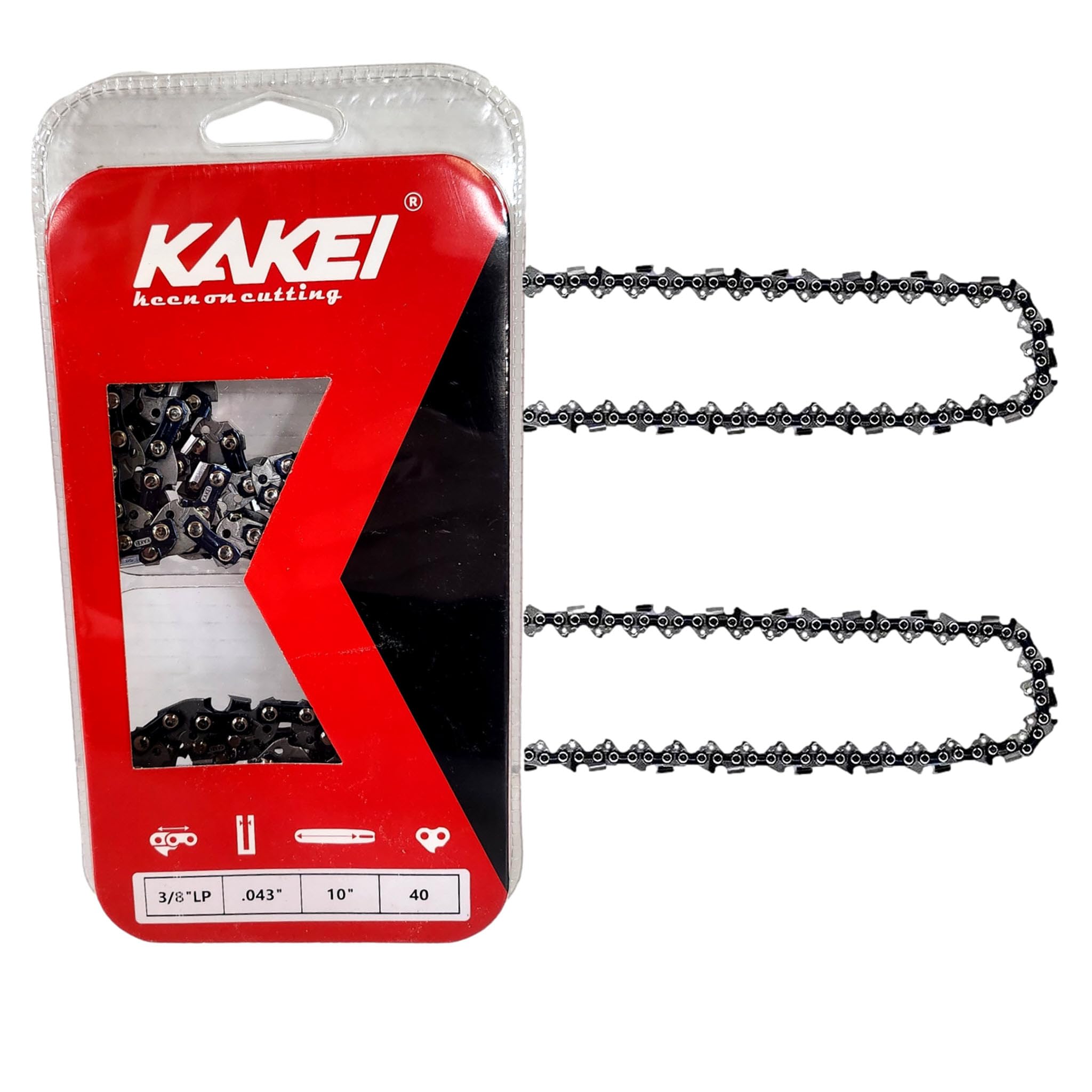 KAKEI (2 Pack) Chainsaw Chain 10