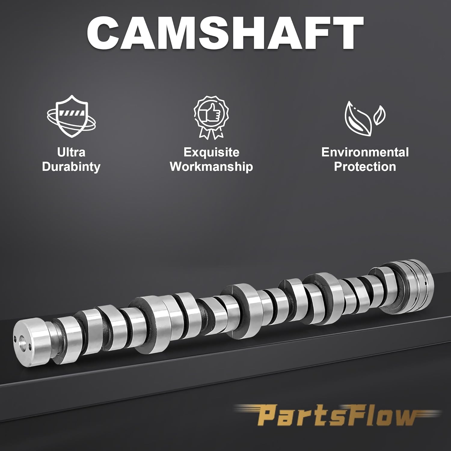 Partsflow MDS Engine Camshaft 53022263AF for Dodge Ram 1500 2009-2019 for Ram 1500 2011-2019 for Durango 2009 for Chrysler Aspen 2009, for 5.7L HEMI V8
