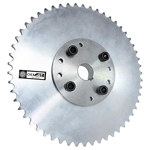 Miniatura 2 de Juego de piñones y bujes traseros para Mini Bike Go Kart 54 dientes para 520 ejes de cadena de 1 pulgada