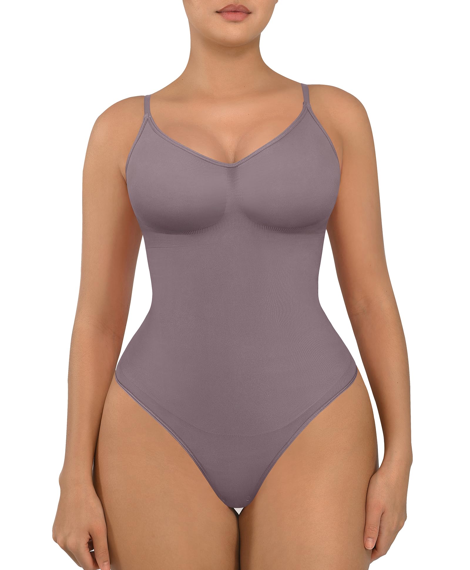 FeelinGirl Shapewear Bodysuit Tummy Control for Women Seamless Body Shaper