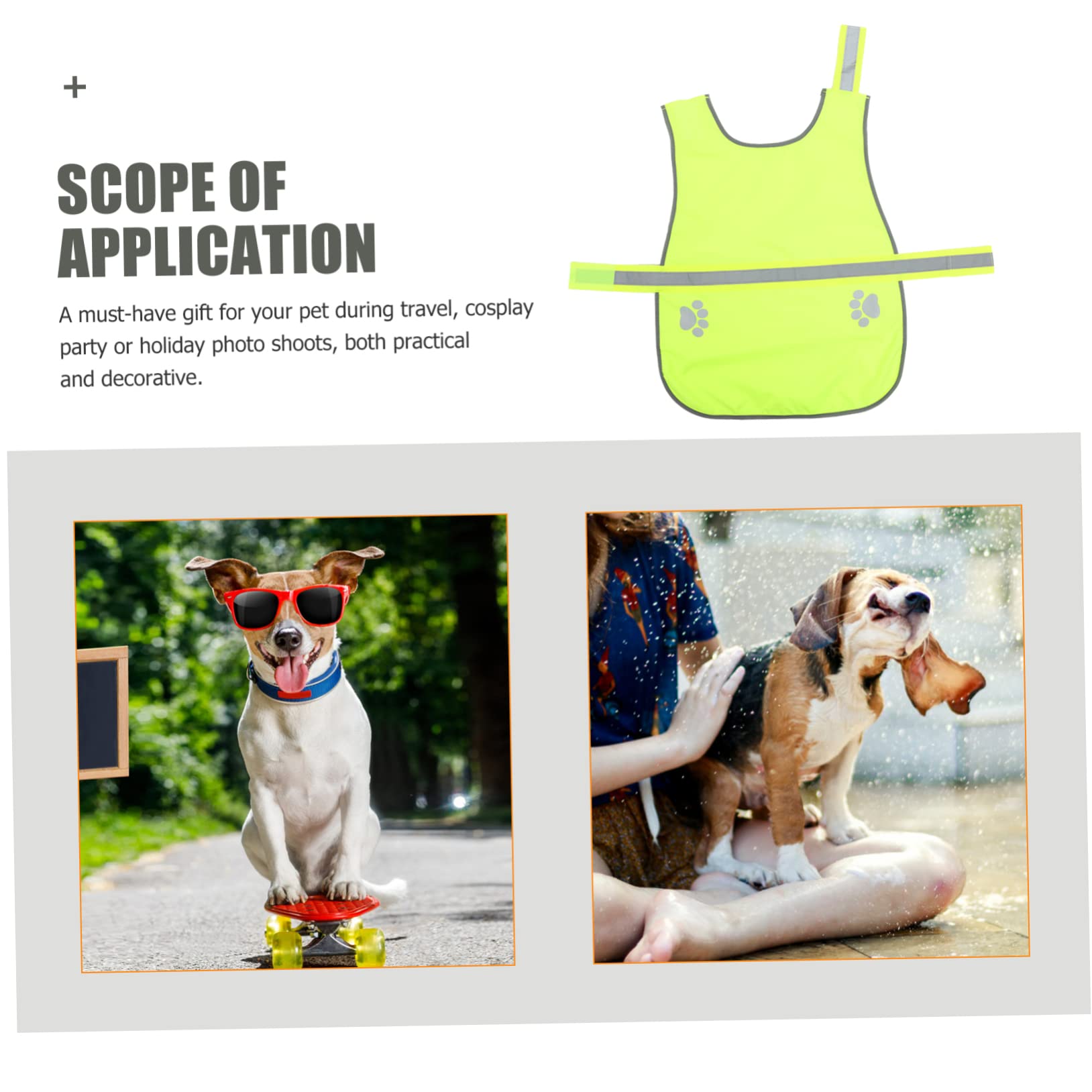 Kisangel 5stücke Reflektierende Hundeweste Aus Wasserabweisendem Oxford Verstellbar Für Optimale Passform Für Outdoor-aktivitäten Und Bei Dunkelheit