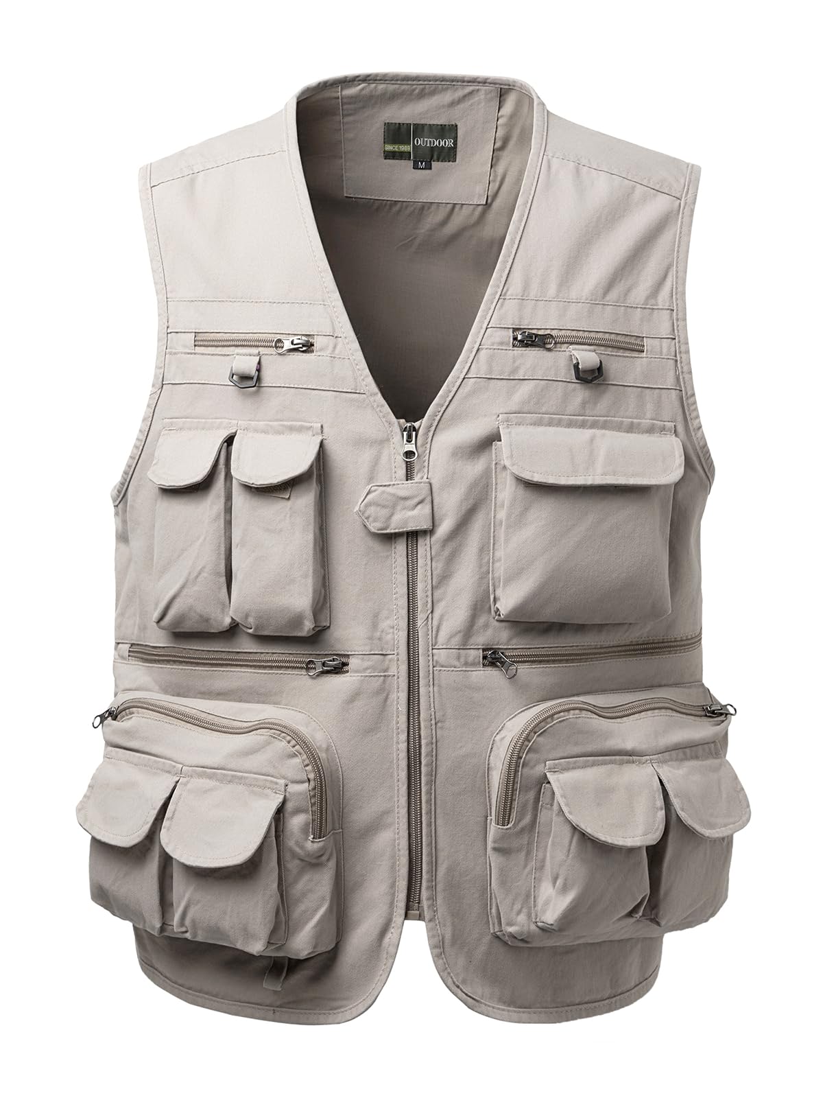 Gilet da Pesca da Uomo Safari Estivo Gilet da Fotografo Senza Maniche Caccia Sportivo Giubbino