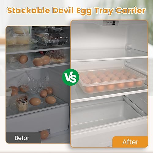 Miniatura 5 de Porta huevos de 3 capas, porta huevos de 2 capas, Porta huevos de 15 tazas