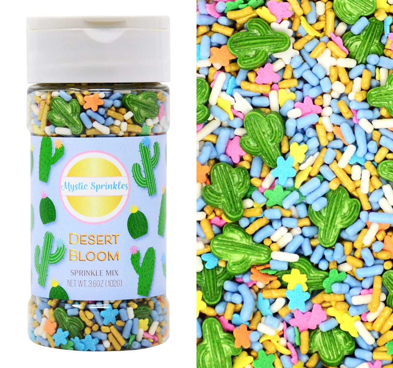 Mystic Sprinkles Sprinkle Mixes (Desert Bloom Sprinkle Mix 3.6oz)