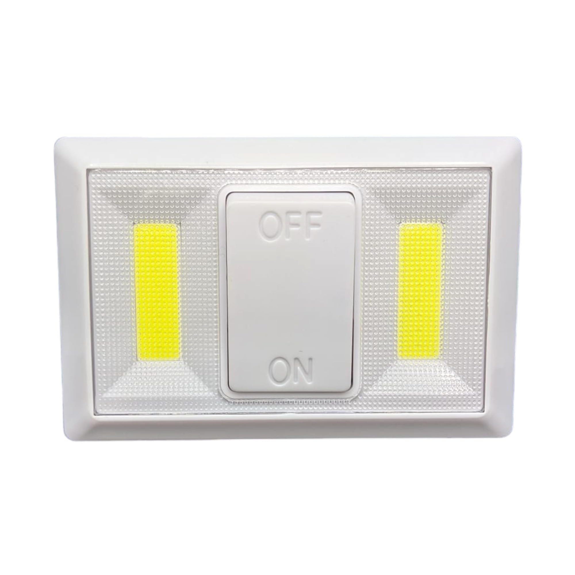 Jandei – Luz Nocturna LED 110 Lúmenes. Luces Auxiliares para Pasillo, Dormitorio, Armario, Escaleras, Habitación Infantil, Sótano - Funcionan con Pilas AAA (no incluidas) (ON - OFF)
