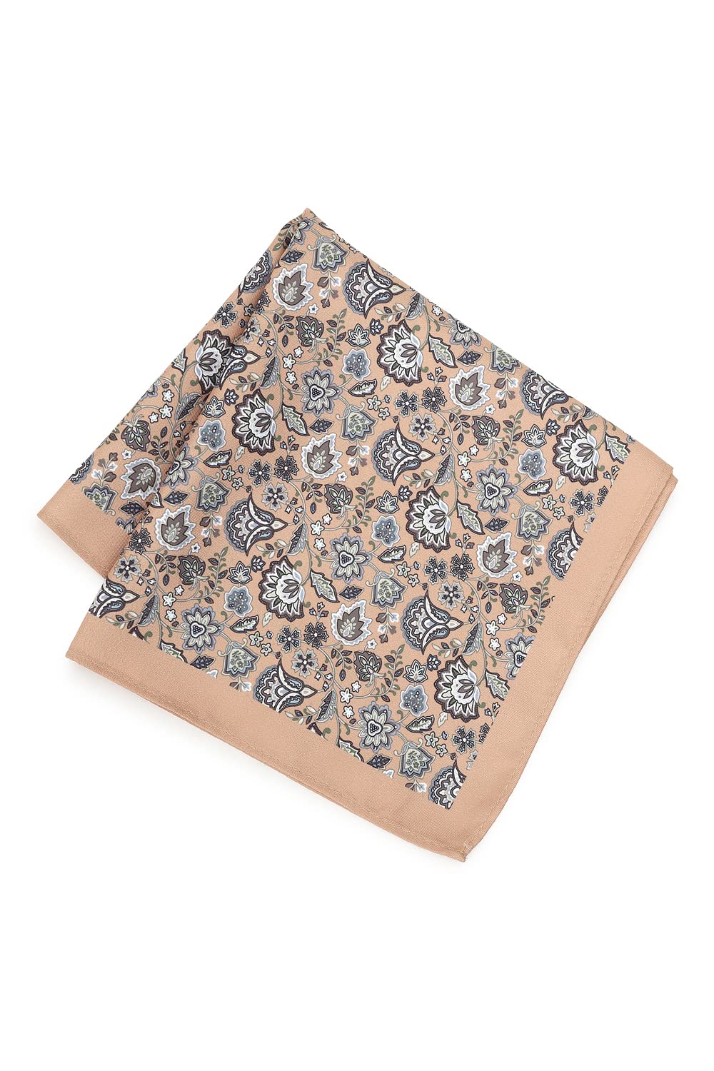 van heusen Polyester Men Khaki Casual StylePocket Square, Free Size-picture-54