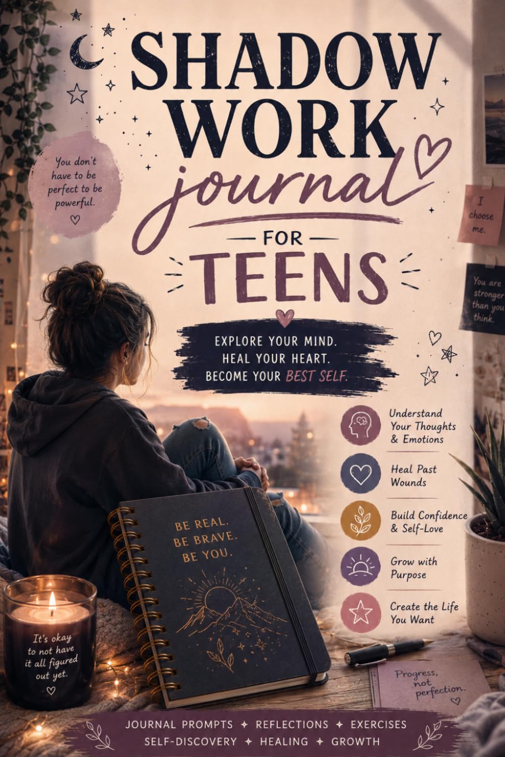 Shadow Work Journal for Teens: 30 Days of Self-Discovery and Honest Reflection