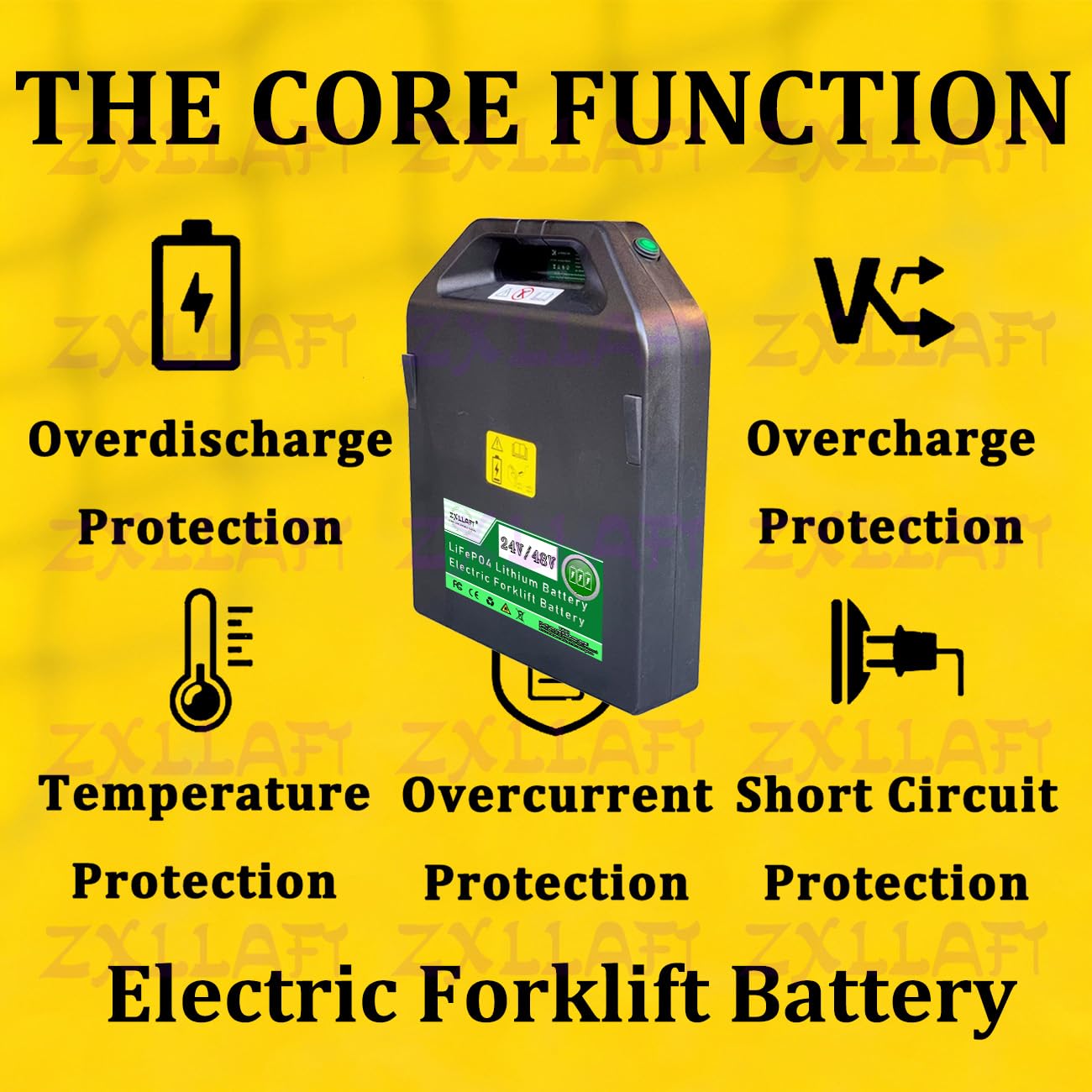 Lithium-Batterie 24 V 48 V Batterie elektrischen Hubwagen für PTE15Q Wiederaufladbare Batterien für Elektro-Gabelhubwagen PTE20Q Integrierte BMS-Schutzplatine