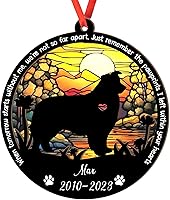 Vista 45 de Adorno personalizado para atrapasoles Bichon Frise, Bichon Frise Sun Catcher Adorno de Navidad – Regalo para perro amante, Bichon Frise 3D 2 capas