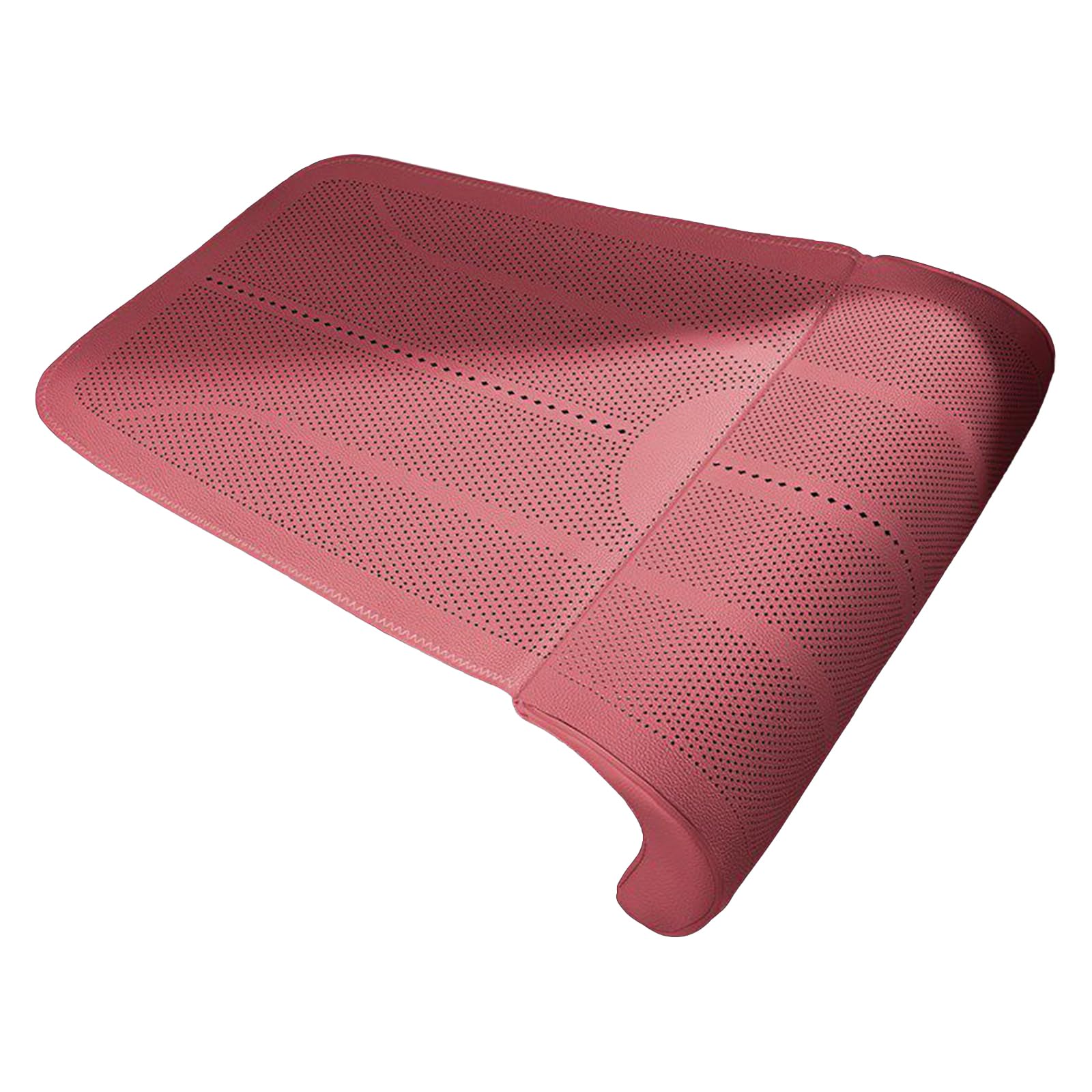 Fazvncv Premium Leather Extender with Memory Foam Leg Rest for Long Distance Travel and Fatigue Relief Leg Cushion for Car Driving
