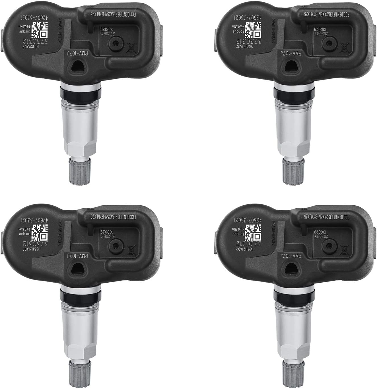 BDFHYK TPMS Sensor 315Mhz Programmed Tire Pressure Monitoring System Compatible with Toyota Camry RAV4 Corolla Matrix Tacoma Highlander Tundra Prius Lexus OE# 4260733011 4260706011 426070C010