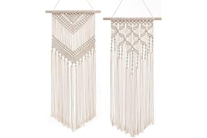 Dahey Macrame Wall Hanging Decor - Woven Tapestry for Boho Chic Home
