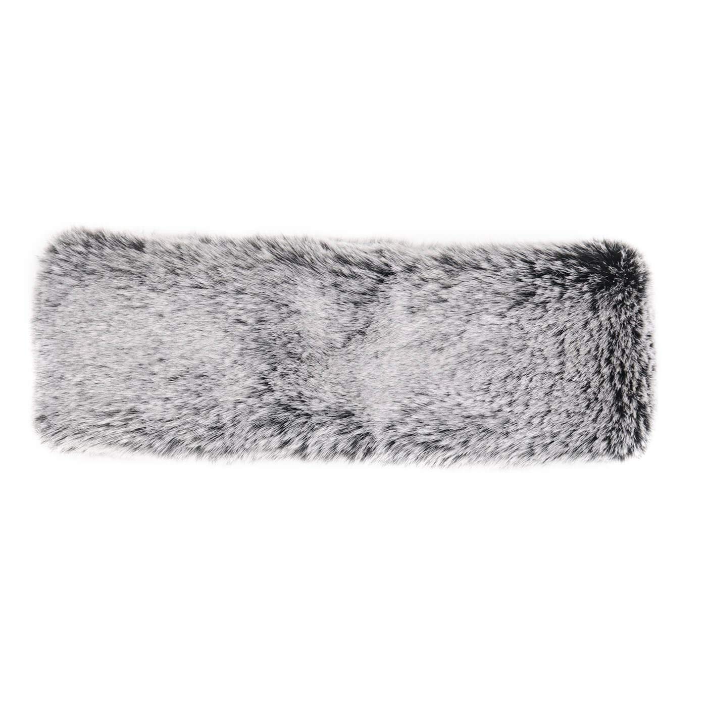 Surell Rex Rabbit Faux Fur Knit Stretch Headband OS Black Frost $65 Shop Rex Rabbit Fur Knit Headband – Surell Accessories main image 4