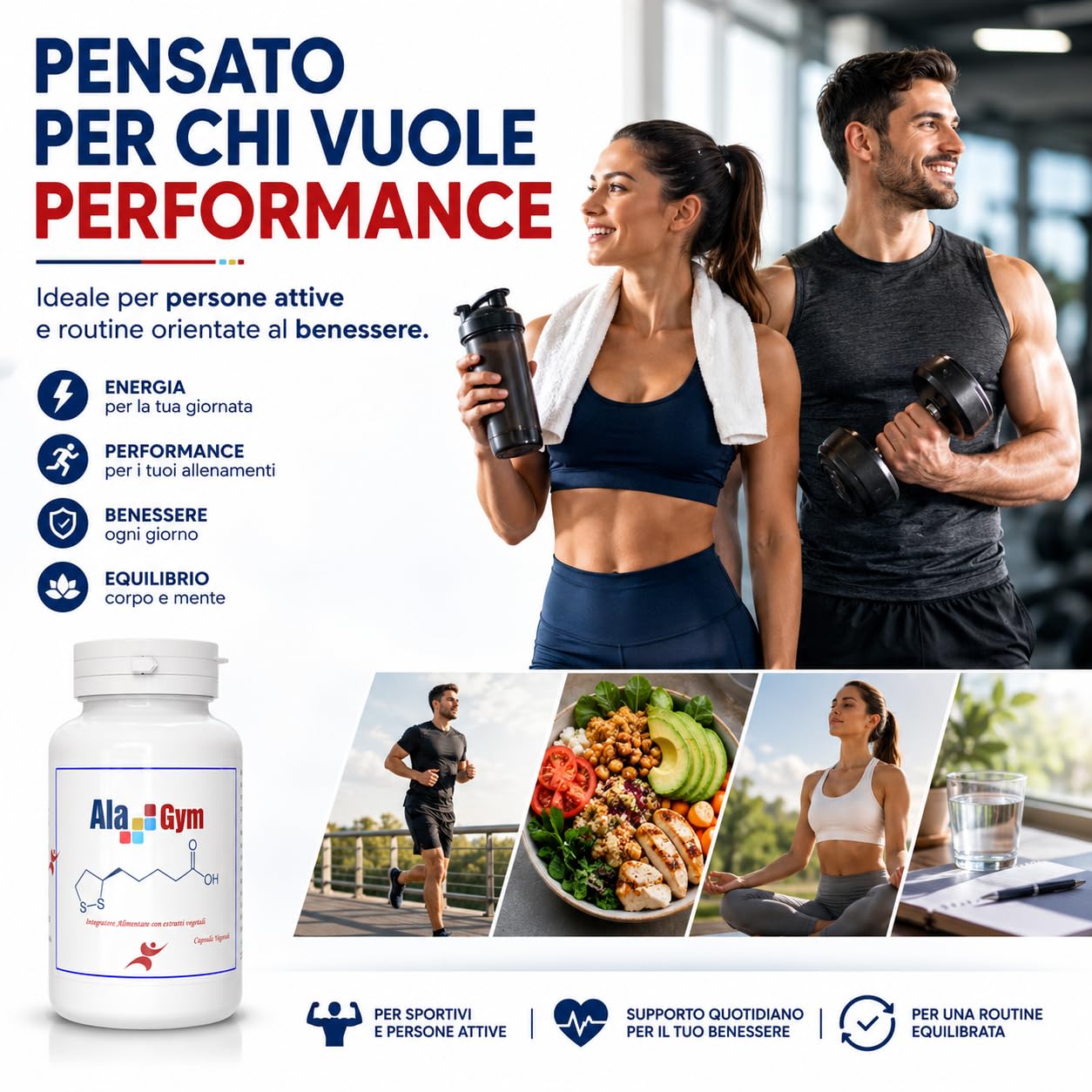 Alagym - 60 capsule - integratore di acido alfa lipoico