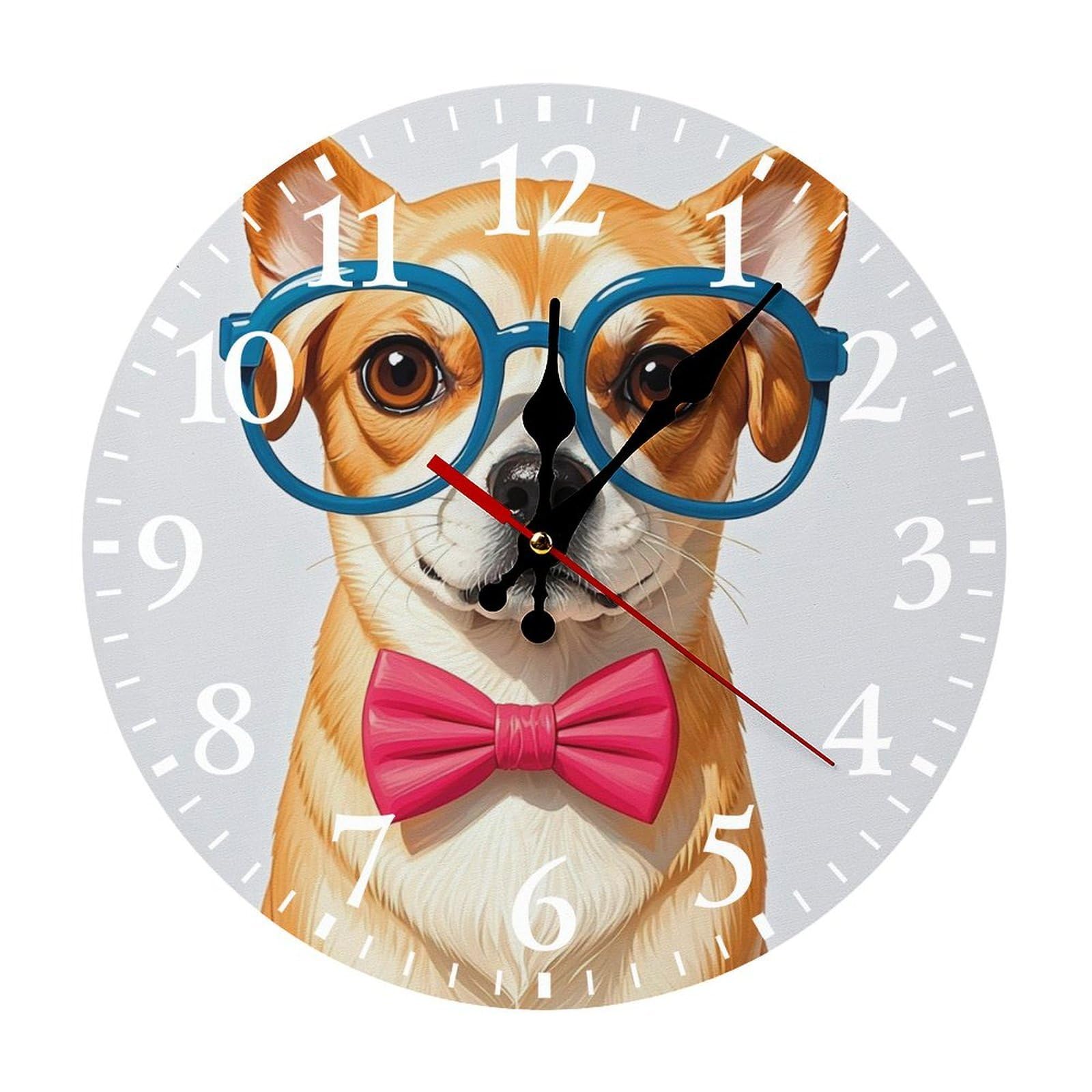 Grande horloge murale blanche à piles au design épuré pour un intérieur chic